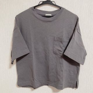 ジーユー(GU)の【美品】GU ショート丈 Tシャツ ポケットTシャツ S レディース(シャツ/ブラウス(半袖/袖なし))