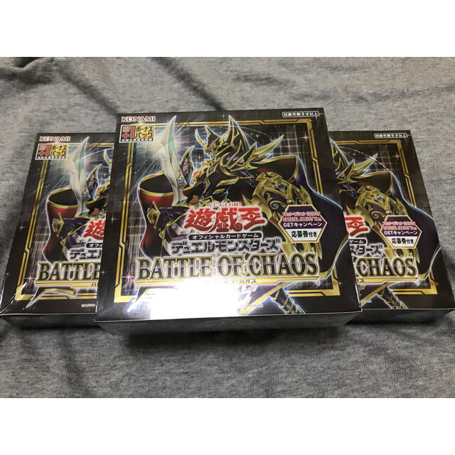 遊戯王　バトルオブカオス　3box 未開封