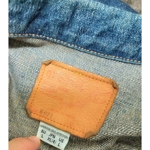 orslow 1st-type 1year wash size 4(XL) メンズのジャケット/アウター(Gジャン/デニムジャケット)の商品写真