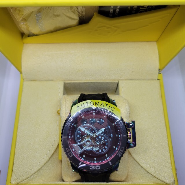 Invicta 50mm プロダイバー スクーバ ダイヤモンド×オープンハート