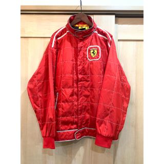 フェラーリ(Ferrari)の【90S】フェラーリ レーシングジャケット刺繍ロゴ XLサイズ ナイロン(ナイロンジャケット)