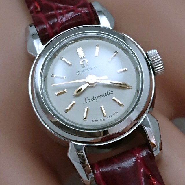 OMEGA - OH済 1956年製 オメガ レディマティック初代モデル スクリュー OMEGA - OH済 1956年製 オメガ レディマティック初代モデル スクリュー
