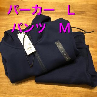 ユニクロ(UNIQLO)の+J ユニクロ　ドライスウェットパーカ　L ドライスウェットパンツ　M(パーカー)