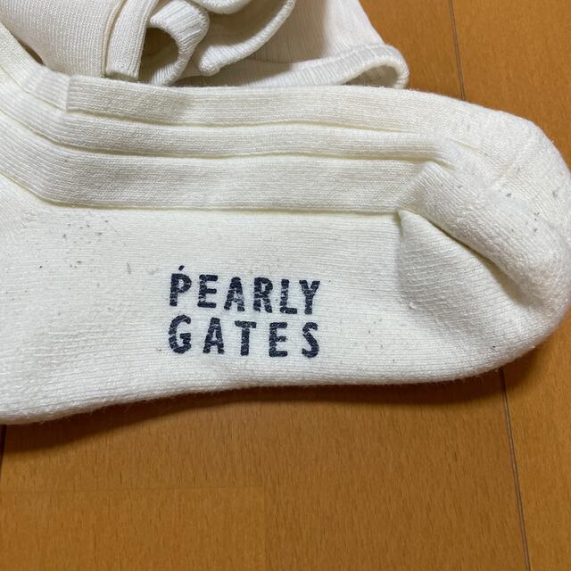 PEARLY GATES(パーリーゲイツ)のパーリーゲイツ　ハイソックスused レディースのレッグウェア(ソックス)の商品写真