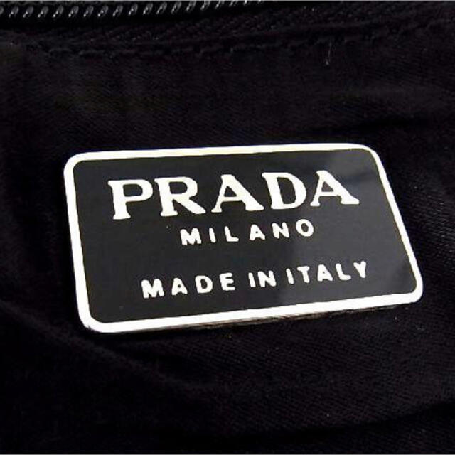 ■美品■ PRADA プラダ レザー シルバー金具 トートバッグ
