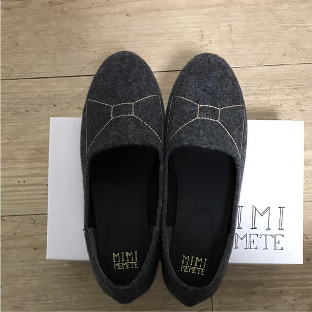 MIMIMEMETE（ミミメメット） パールヒール リボンステッチパンプス レディースの靴/シューズ(ハイヒール/パンプス)の商品写真