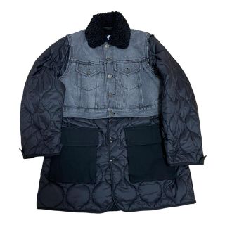 ディーゼル(DIESEL)のディーゼル デニムジャケット 2way ボアジャケット キルティング(Gジャン/デニムジャケット)