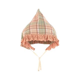 LiiLu Pixie Bonnet Check  ボンネット 帽子 (帽子)