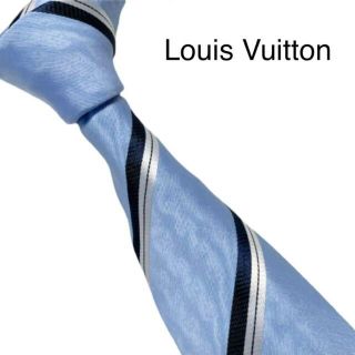 ルイヴィトン(LOUIS VUITTON)の訳あり　Louis Vuitton ルイヴィトン　ネクタイ　レジメンタル(ネクタイ)