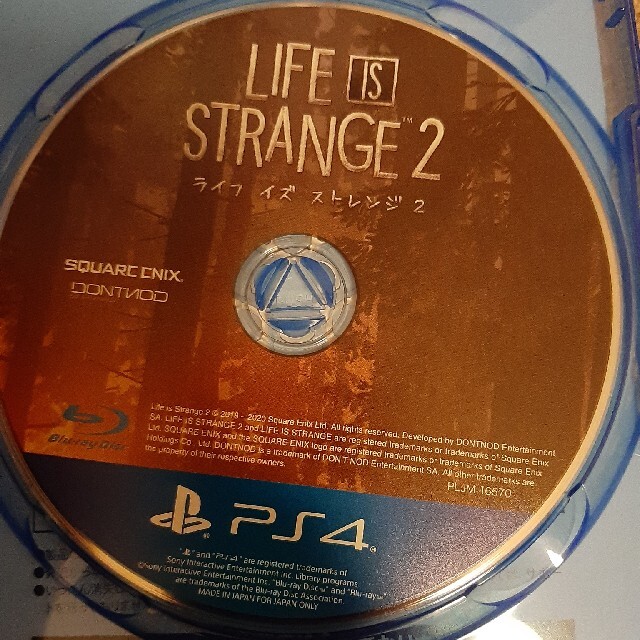 Life is Strange 2（ライフ イズ ストレンジ 2） PS4 エンタメ/ホビーのゲームソフト/ゲーム機本体(家庭用ゲームソフト)の商品写真