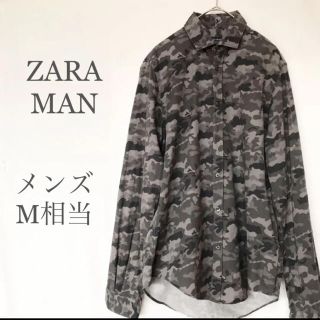 ザラ(ZARA)のZARA MAN ザラマン メンズ 長袖シャツ 迷彩 M相当(シャツ)