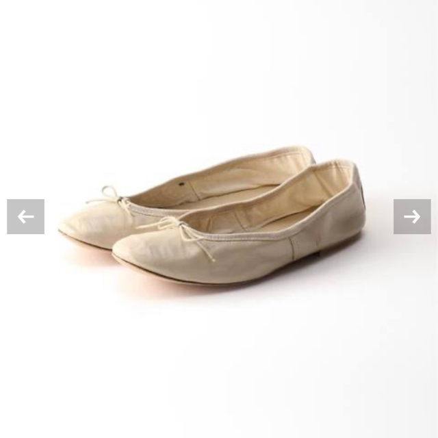 repetto(レペット)のポルセリ　バレエシューズ　ベージュ　サイズ　37 レディースの靴/シューズ(バレエシューズ)の商品写真