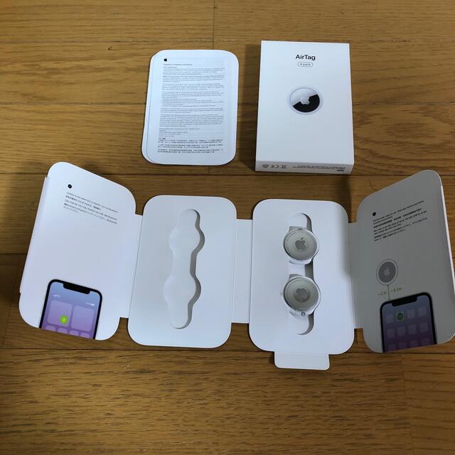 apple air tag 2個　未使用