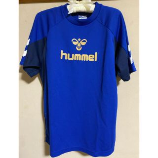 ヒュンメル(hummel)のhummel  Tシャツ　ブルー　M-L(ウェア)