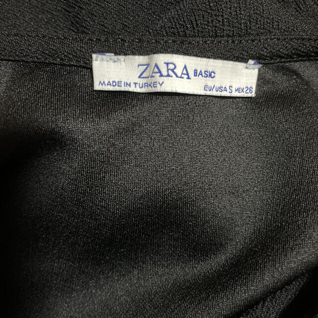 ZARA(ザラ)のZARA ハーフジップ ワンピース ジャージ レディースのワンピース(ミニワンピース)の商品写真