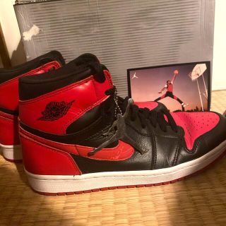 NIKE AIR JORDAN 1 retro bred 2001　28cm