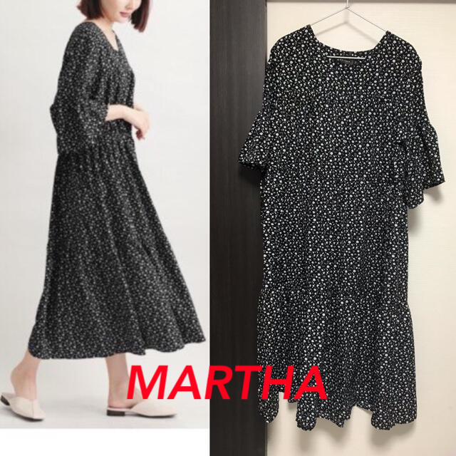 MARTHA(マーサ)のMARTHA マーサ　小花柄ロングワンピース レディースのワンピース(ロングワンピース/マキシワンピース)の商品写真