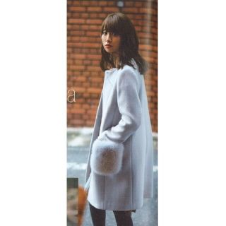 マイストラーダ ポケットファーコート グレー36 美品 | www.proesmin.com ★マイストラーダ★ノーカラーポケットファーコート★ライトグレー36★