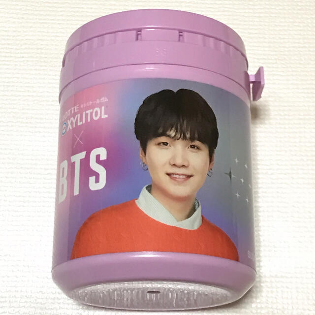 防弾少年団(BTS)(ボウダンショウネンダン)の【送料込み】最終値下げ！キシリトールボトルガム BTSコラボパッケージ ユンギ 食品/飲料/酒の食品(菓子/デザート)の商品写真