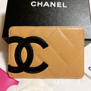 シャネル(CHANEL)の【専用】シャネル ★カンボン★カードケース マトラッセ パスケース(名刺入れ/定期入れ)