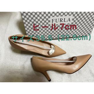 フルラ(Furla)の【新品】FURLA フルラ オペラ パンプス ヒール7cm35.5（22.5）(ハイヒール/パンプス)