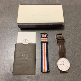 ダニエルウェリントン(Daniel Wellington)のDaniel Wellington ダニエルウェリントン　付け替えベルト付き(腕時計)