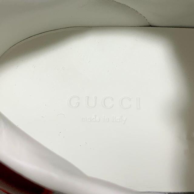 Gucci(グッチ)の2957 グッチ レザー エース エンブロイダリー スニーカー クリスタル シル レディースの靴/シューズ(スニーカー)の商品写真