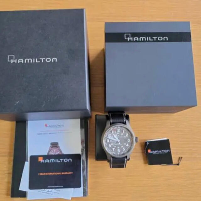 メンズ腕時計　HAMILTON カーキフィールド メカ 手巻 550本限定モデル