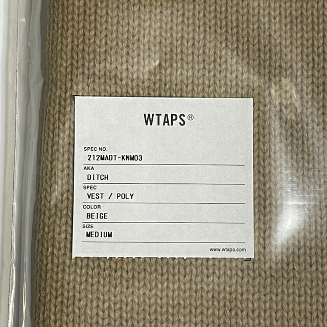 W)taps(ダブルタップス)の新品 21AW WTAPS DITCH / VEST Mサイズ BEIGE メンズのトップス(ベスト)の商品写真