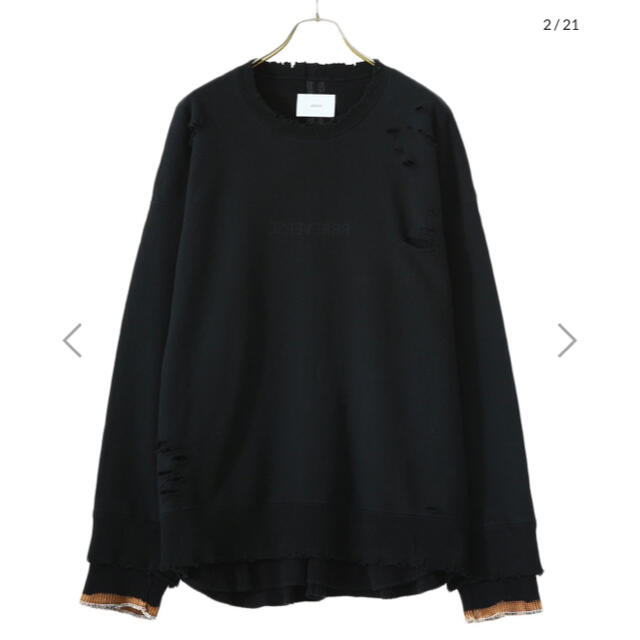 stein 20AW OVERSIZED LAYERED SWEAT LS Mメンズ