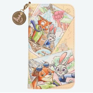 ディズニー(Disney)の【新品】ズートピア★スマホケース★ニック★ジュディ★ディズニーリゾート(モバイルケース/カバー)