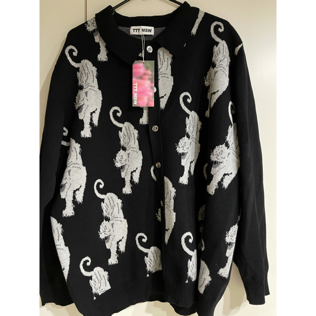 TTT_MSW 21aw panther knit cardigan