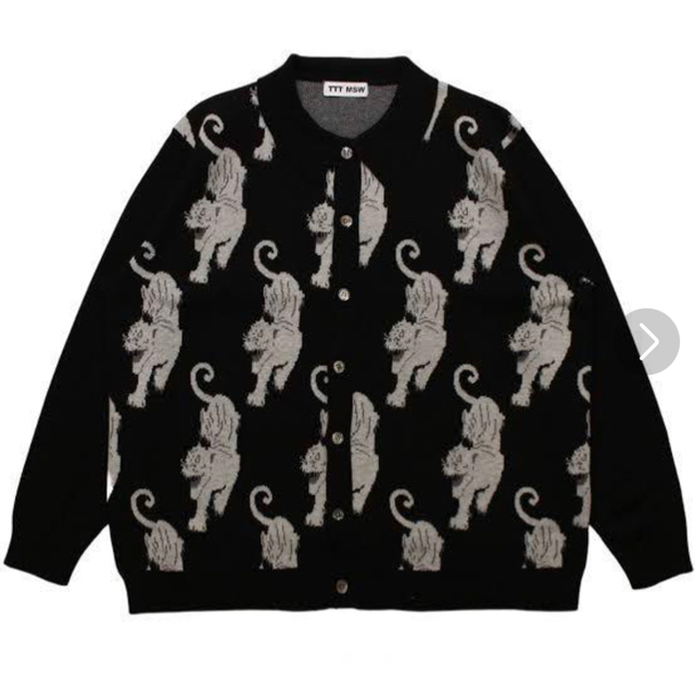 ALLEGE(アレッジ)のTTT_MSW 21AW Panther Knit Cardigan メンズのトップス(カーディガン)の商品写真