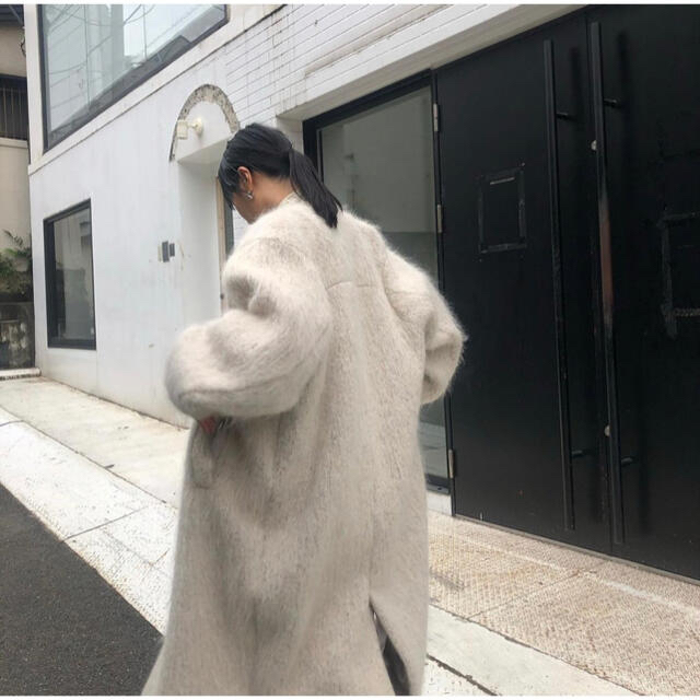 STUDIOUS(ステュディオス)のCLANE  MIX COLOR SHAGGY COAT レディースのジャケット/アウター(ロングコート)の商品写真