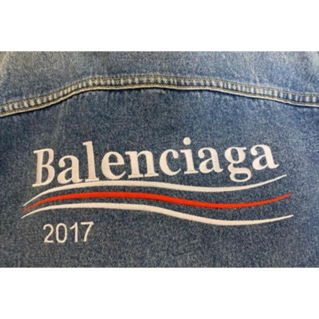 Balenciaga(バレンシアガ)のSALE バレンシアガ　キャンペーンロゴ　Gジャン メンズのジャケット/アウター(Gジャン/デニムジャケット)の商品写真