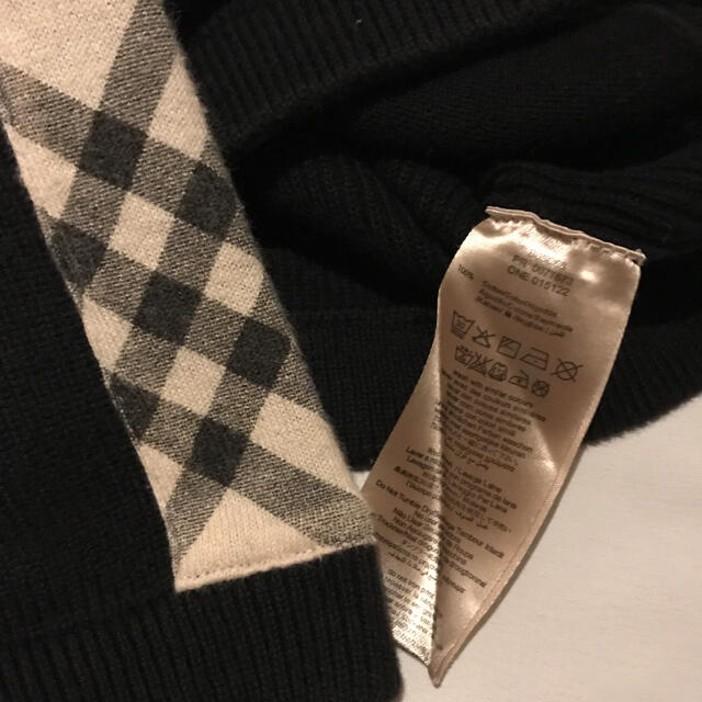 BURBERRY(バーバリー)の正規　バーバリー　ニット　ジャケット　ブルゾン　タータン　チェック　ベビー 80 キッズ/ベビー/マタニティのキッズ服男の子用(90cm~)(ジャケット/上着)の商品写真