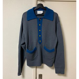 8on8 ニットポロ-