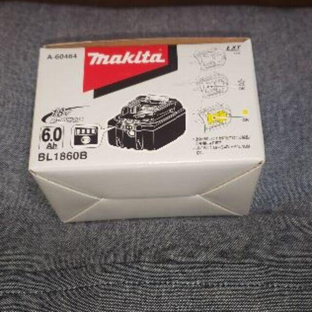 工具/メンテナンス新品　マキタ 純正　リチウムイオンバッテリBL1860B 18V 6.0Ah