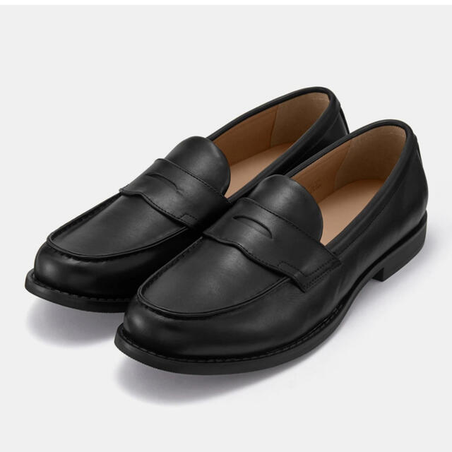 ローファー 皮 軽量 黒 メンズの靴/シューズ(ドレス/ビジネス)の商品写真
