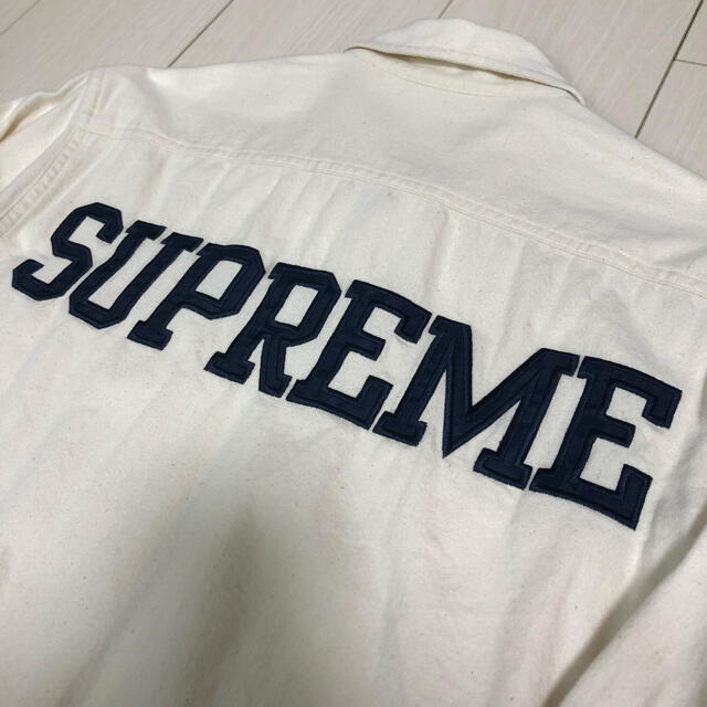 送料込み Sサイズ Supreme デニムジップアップシャツ