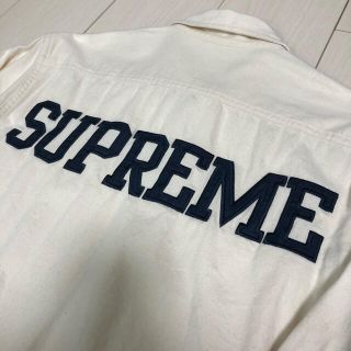 シュプリーム(Supreme)の送料込み Sサイズ Supreme デニムジップアップシャツ(シャツ)