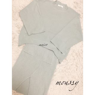 マウジー(moussy)のmoussy☆ニットセットアップ(ニット/セーター)