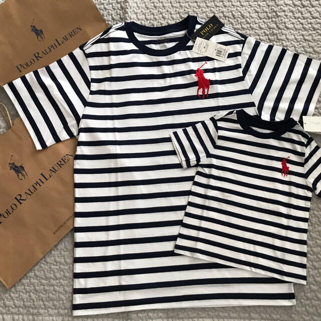 POLO RALPH LAUREN(ポロラルフローレン)の【新品・未使用】ポロラルフローレン Tシャツ 親子 キッズ/ベビー/マタニティのキッズ服男の子用(90cm~)(Tシャツ/カットソー)の商品写真