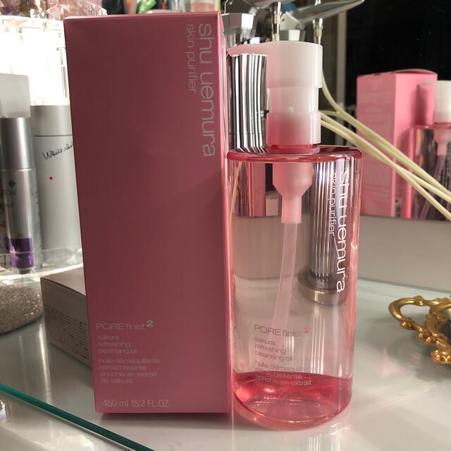 shu uemura(シュウウエムラ)のシュウ　ウエムラ　サクラ　クレンジング　新品 コスメ/美容のスキンケア/基礎化粧品(クレンジング/メイク落とし)の商品写真