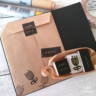 小さなお花と文字はんこセット♡消しゴムはんこ(はんこ)