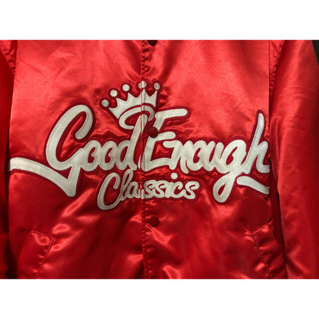 GOODENOUGH - goodenoguh ナンバリングサテンスタジャン GOODENOUGH - goodenoguh ナンバリングサテンスタジャン