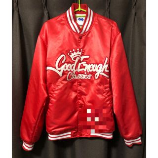 グッドイナフ(GOODENOUGH)のgoodenoguh ナンバリングサテンスタジャン グッドイナフfragment(スタジャン)