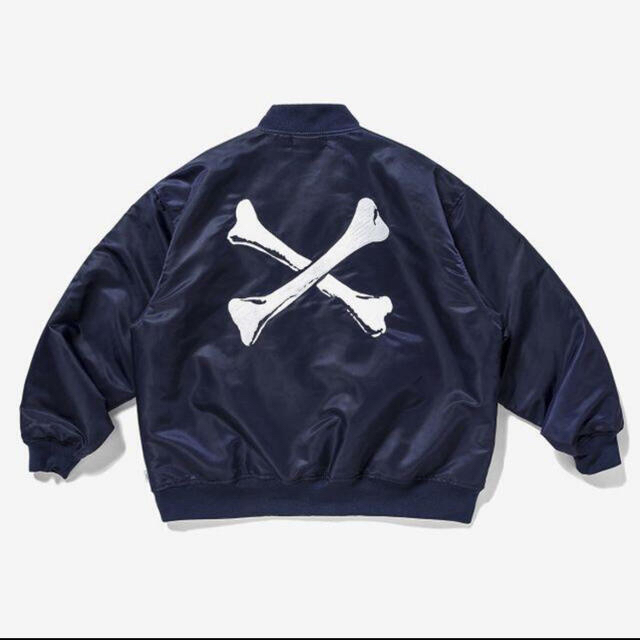 W)taps(ダブルタップス)のXL 21FW WTAPS TEAM / JACKET チーム　NAVY メンズのジャケット/アウター(ナイロンジャケット)の商品写真