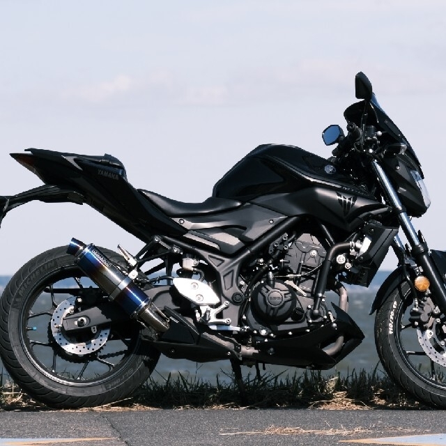 YZF-R25 MT25 ビームス R-EVO スリップオンチタンマフラー | www