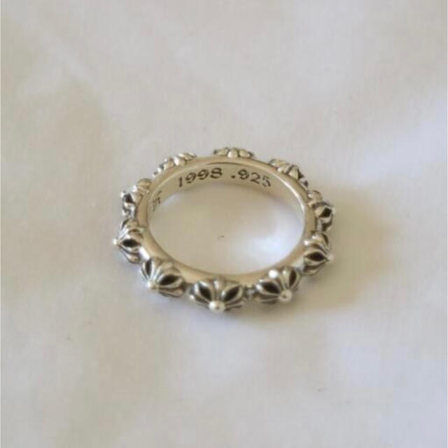 Chrome Hearts(クロムハーツ)のクロム　シルバー　クロス　バンド　リング　指輪　刻印　19号 メンズのアクセサリー(リング(指輪))の商品写真